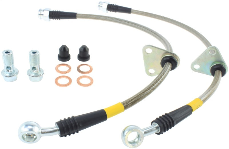 StopTech - Stainless Steel Braided Brake Hose Kit - Front