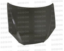 Load image into Gallery viewer, OEM-style carbon fiber hood for 2010-2012 Hyundai Genesis 2dr - Seibon Carbon - HD0809HYGEN2D-OE