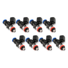 Load image into Gallery viewer, Injector Dynamics 1050cc Injectors 34mm Length No Adaptor Top 15mm Orange Lower O-Ring (Set of 8) 2009-2015 Cadillac CTS - Injector Dynamics - 1050.34.14.15.8