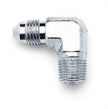 Load image into Gallery viewer, 3 AN Male 90 Deg to 1/8&quot; NPT Male Adapter Steel Endura Finish - Russell - 642791