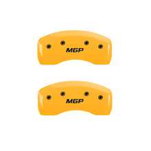 Load image into Gallery viewer, Set of 4: Yellow finish, Black MGP - MGP Caliper Covers - 49007SMGPYL
