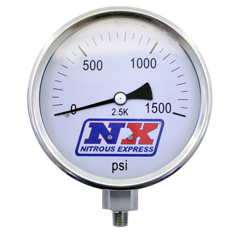 Nitrous Pressure Gauge 4 inch-high accuracy. - Nitrous Express - 15540