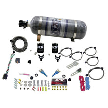 Load image into Gallery viewer, DUAL NOZZLE SPORT COMPACT SYSTEM W/ 12LB Bottle (35-50-75HP). - Nitrous Express - 20616-12