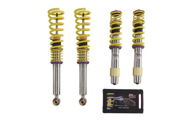 Height adjustable stainless steel coilover system with pre-configured damping 2004-2005 BMW 525i - KW - 10220005