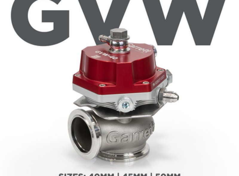 Garrett GVW-45 45mm Wastegate Kit - Red - Garrett - 908828-0001