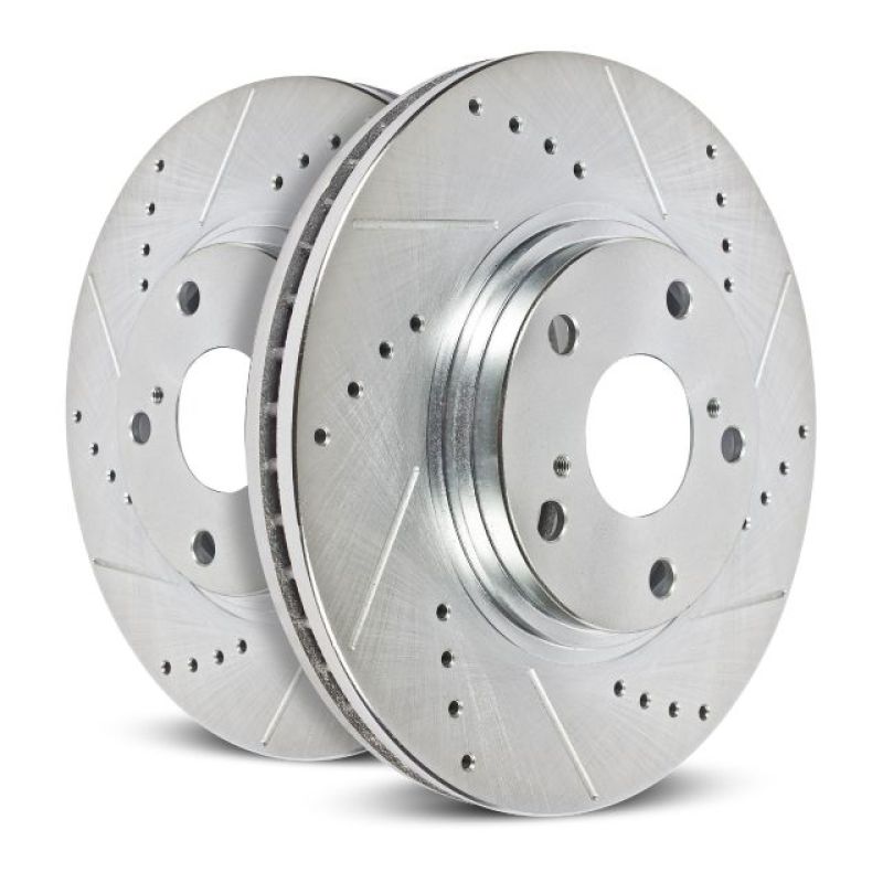 Power Stop Drilled and Slotted Brake Rotor (Pair)    - Power Stop - JBR950XPR