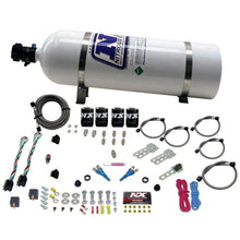Load image into Gallery viewer, FORD EFI DUAL STAGE (50-75-100-150HP X 2; With 15LB Bottle . - Nitrous Express - 20124-15