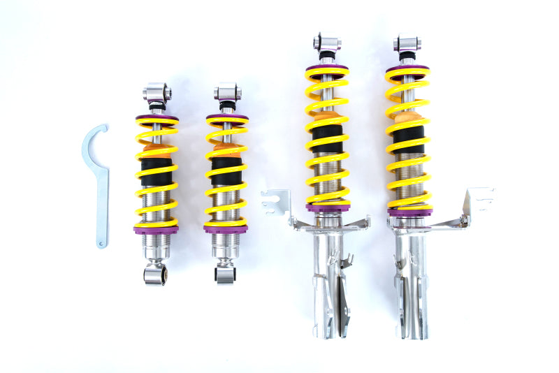 Height adjustable stainless steel coilovers with adjustable rebound damping 2015-2018 Alfa Romeo 4C - KW - 15215021