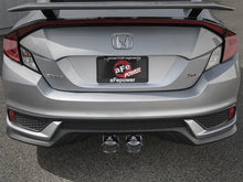 Load image into Gallery viewer, aFe Takeda 3in 304 SS Cat-Back Exhaust System w/ Blue Tips 2017 Honda Civic Si I4 1.5L (t) - aFe - 49-36618-L