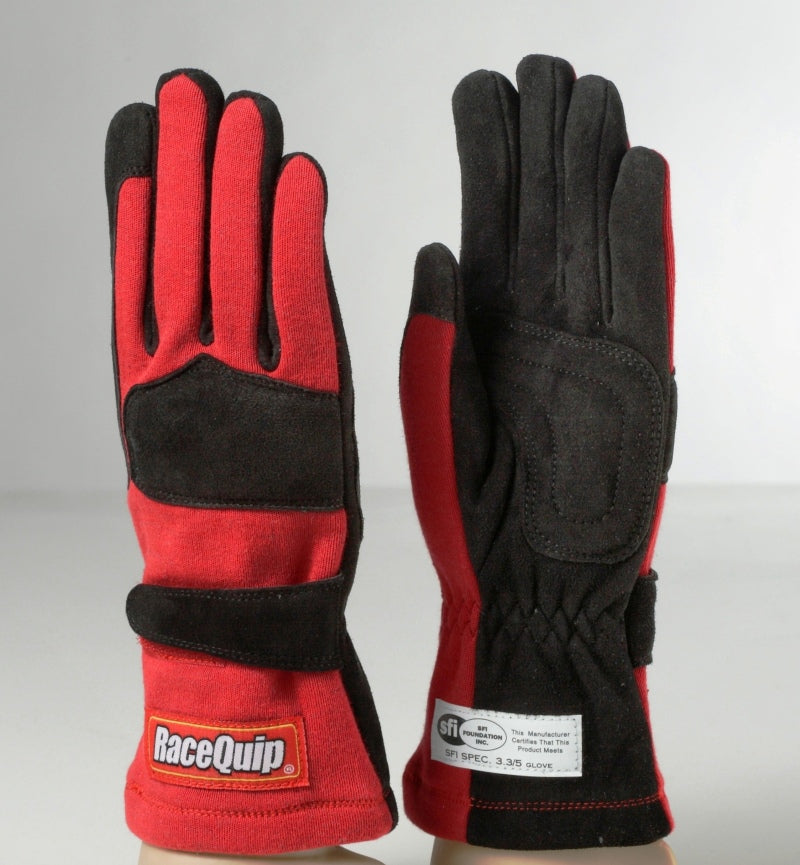 RaceQuip Red 2-Layer SFI-5 Glove - Large - Racequip - 355015