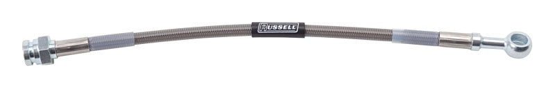BRAKE HOSE UNIVERSAL 10MM 3/8in. TO 3/8in.-24 IF 24in. OAL - Russell - 657380