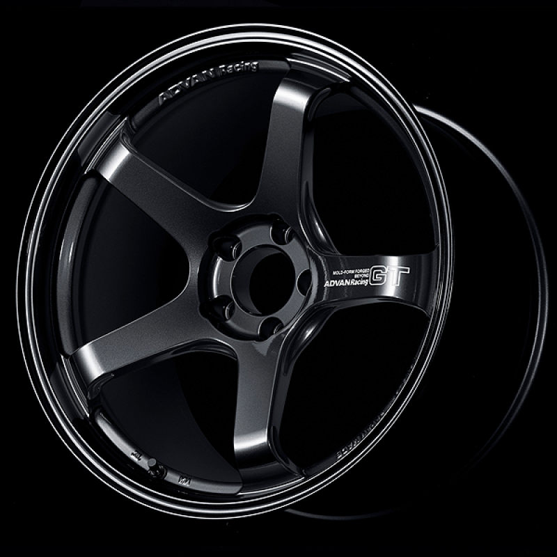 Advan GT Beyond 19x9.0 +22 5-120 Racing Titanium Black Wheel - Advan - YAQB9I22WTB