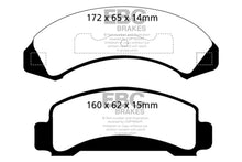 Load image into Gallery viewer, 6000 Series Greenstuff Truck/SUV Brakes Disc Pads; 1987-1993 Ford Aerostar - EBC - DP61272