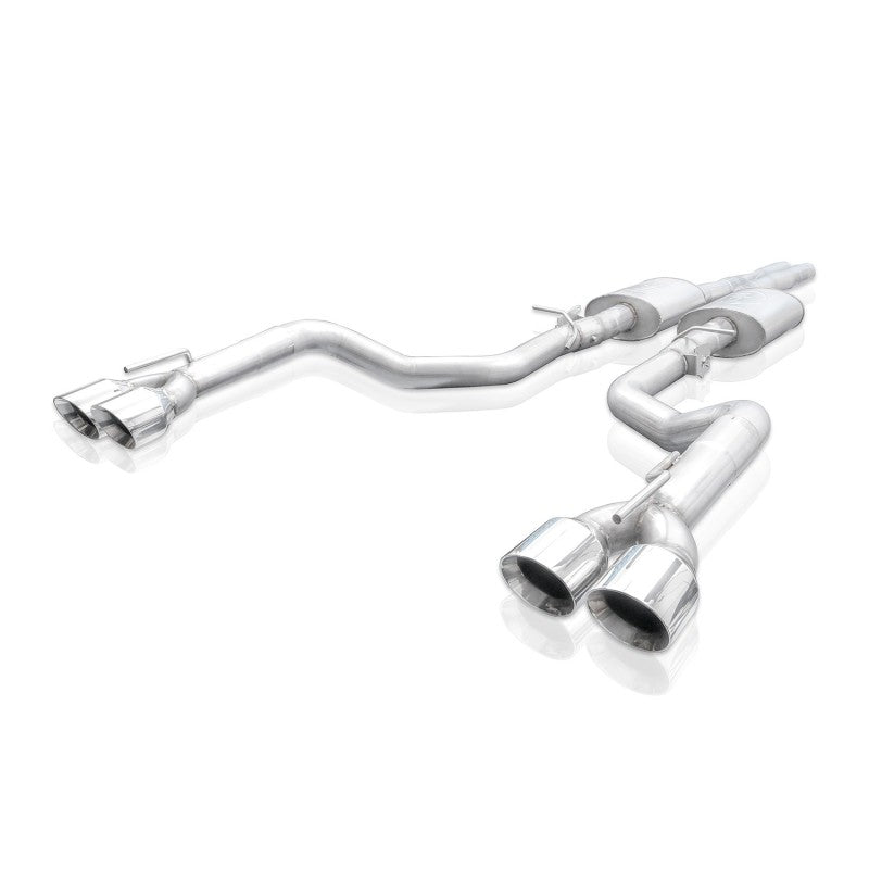 Stainless Works Catback Exhaust Legend Edition Quad Tips 2016 Dodge Challenger - Stainless Works - CHAL16CBL4
