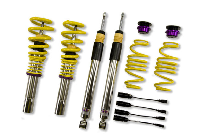 Height adjustable stainless steel coilovers with adjustable rebound damping 2009-2014 Audi A4 - KW - 15210097