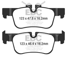 Load image into Gallery viewer, Yellowstuff Street And Track Brake Pads; 2016-2018 BMW X1 - EBC - DP42235R