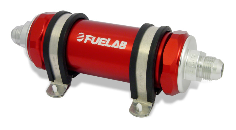 In-Line Fuel Filter, Long - Fuelab - 82801-2