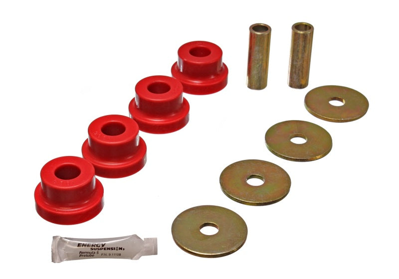 Differential Carrier Bushing Set; Red; Performance Polyurethane; - Energy Suspension - 7.1102R