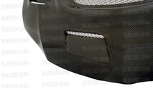 Load image into Gallery viewer, CW-style carbon fiber hood for 2003-2006 Mitsubishi Lancer EVO - Seibon Carbon - HD0305MITEVO8-CW