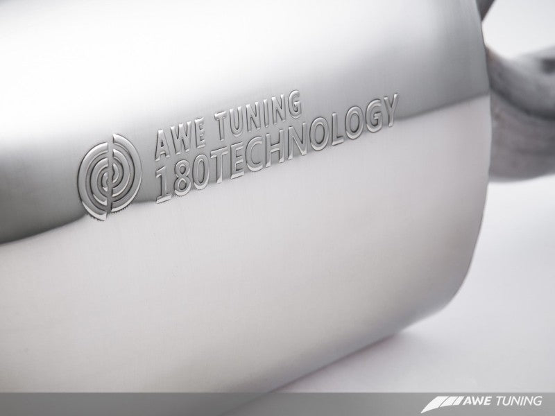 AWE Tuning Audi B8.5 S5 3.0T Touring Edition Exhaust System - Polished Silver Tips (90mm) - AWE Tuning - 3015-42028