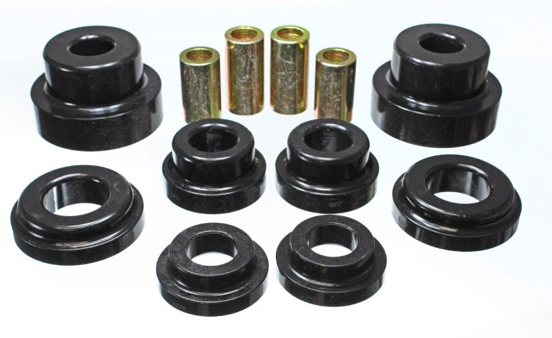 Sub-Frame Bushing Set; Black; Rear; Replacement; Performance Polyurethane; - Energy Suspension - 3.4169G