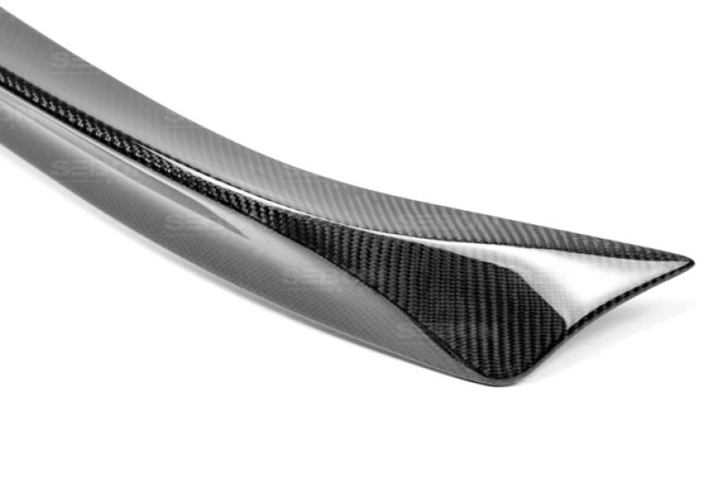 SM-style carbon fiber rear spoiler for 2014-2020 Lexus IS 250/350 - Seibon Carbon - RS14LXIS-SM
