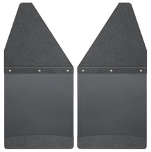 Load image into Gallery viewer, Mud Flaps - Kick Back Mud Flaps 12&quot; Wide - Black Top and Black Weight 1988-1999 Chevrolet K1500 - Husky Liners - 17101