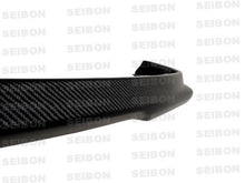 Load image into Gallery viewer, DL-style carbon fiber front lip for 2003-2005 Mitsubishi EVO8 - Seibon Carbon - FL0305MITEVO8-DL