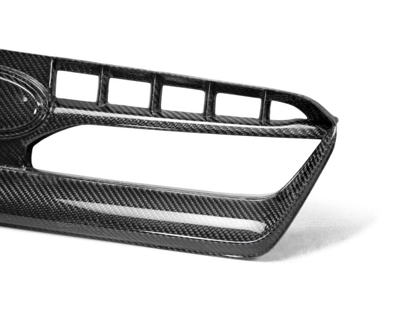 OEM-style carbon fiber front grille for 2015-2017 Subaru WRX/STi - Seibon Carbon - FG15SBIMP