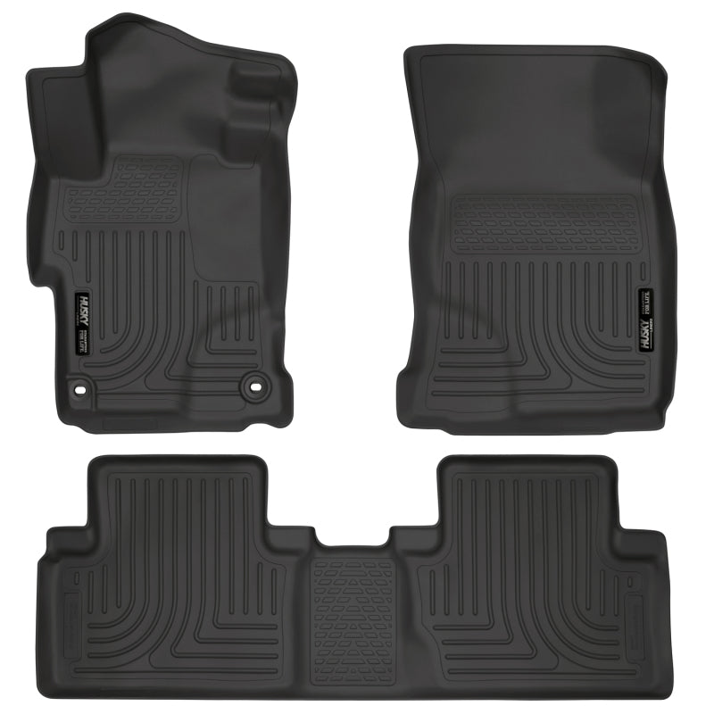 Weatherbeater - Front & 2nd Seat Floor Liners 2014-2015 Honda Civic - Husky Liners - 99441