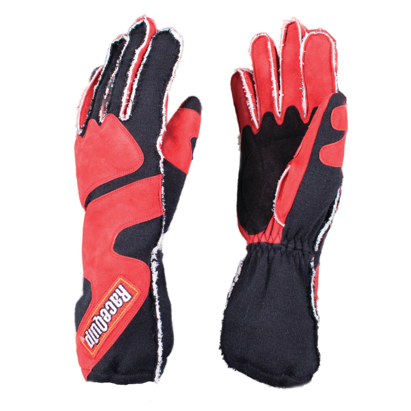 RaceQuip SFI-5 Red/Black Medium Outseam w/ Closure Glove - Racequip - 356103