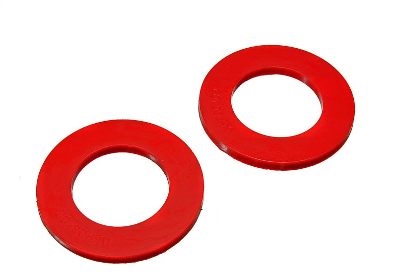 Coil Spring Isolator Set; Front; Red; - Energy Suspension - 4.6112R