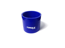 Load image into Gallery viewer, Torque Solution Straight Silicone Coupler: 3in Blue Universal - Torque Solution - TS-CPLR-S3BL