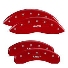 Load image into Gallery viewer, Set of 4: Red finish, Silver MGP - MGP Caliper Covers - 56009SMGPRD