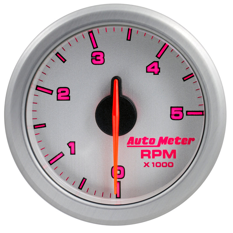 2-1/16in. TACH; 0-5;000 RPM; AIRDRIVE; SILVER - AutoMeter - 9198-UL