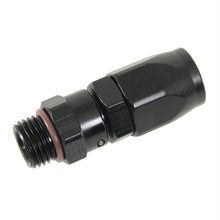 Load image into Gallery viewer, Fragola -6 Straight x 9/16 18 (6) Hose End Black - Fragola - 180106-BL