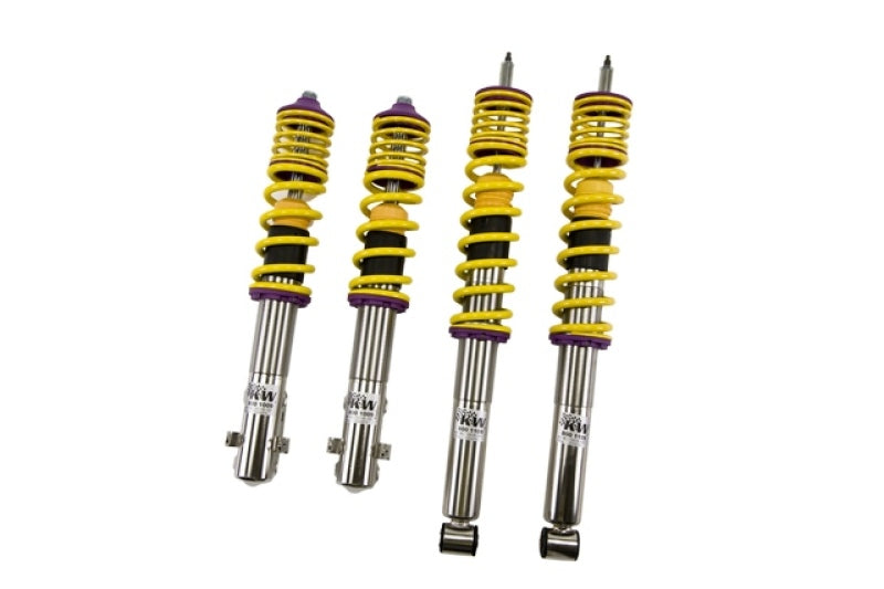 Height adjustable stainless steel coilover system with pre-configured damping 1995-1996 Volkswagen Cabrio - KW - 10280004