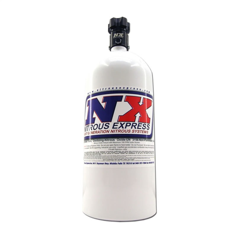 10 LB Bottle  W/ LIGHTNING 500 VALVE (6.89  DIA. X 20.19  TALL). - Nitrous Express - 11100