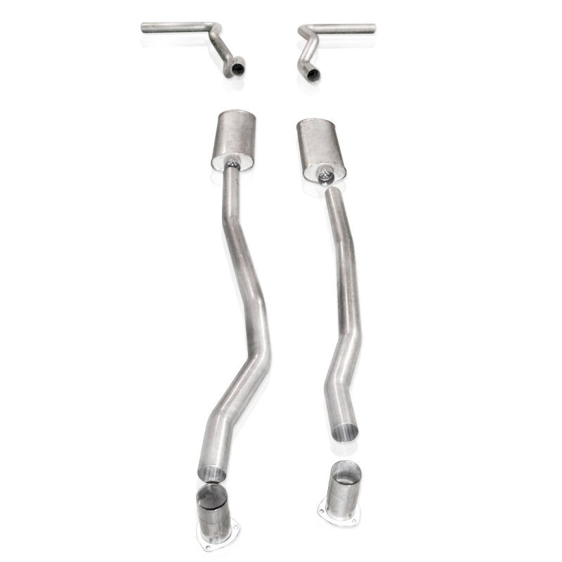 Stainless Works Catback Dual Chambered Round Mufflers Performance Connect 1978-1980 Chevrolet C10 - Stainless Works - CT6773CS