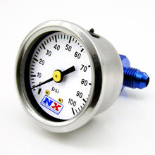Load image into Gallery viewer, FUEL PRESSURE GAUGE (0-100 PSI W/MANIFOLD). - Nitrous Express - 15512