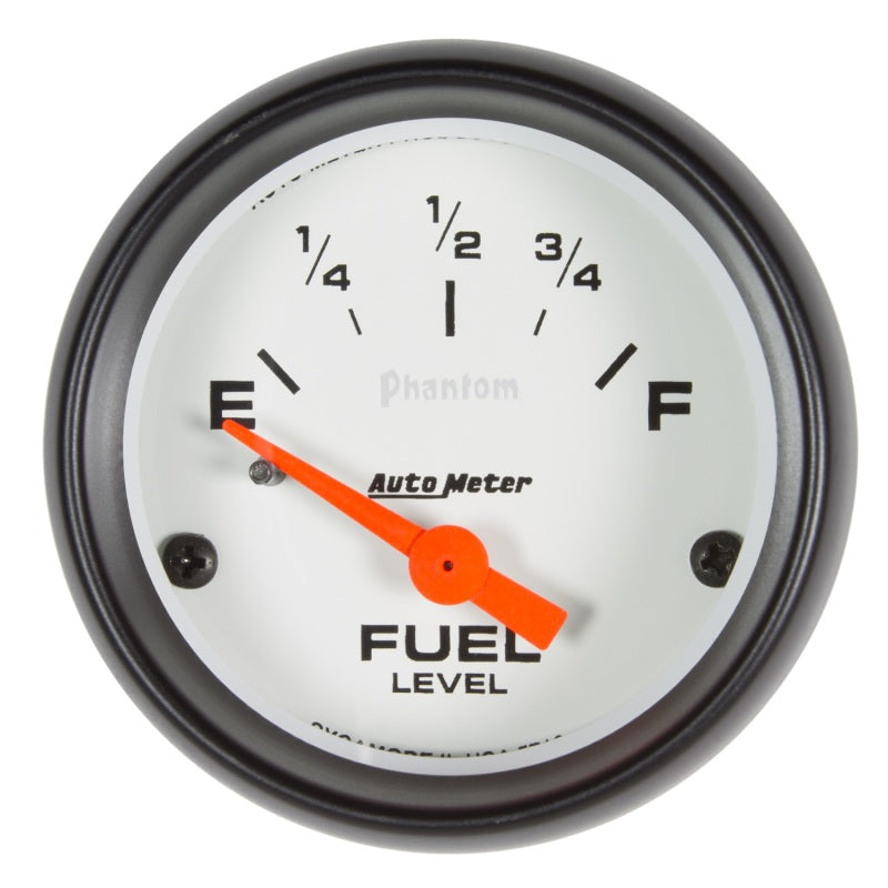 GAUGE; FUEL LEVEL; 2 1/16in.; 73OE TO 10OF(AFTERMARKET LINEAR); ELEC; PHANTOM - AutoMeter - 5719
