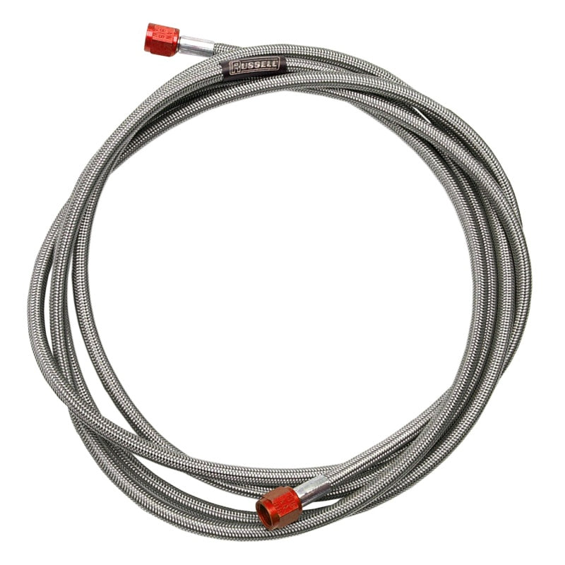 NITROUS HOSE #3 AN X 1/8in. NPT 2 FT RED - Russell - 658140