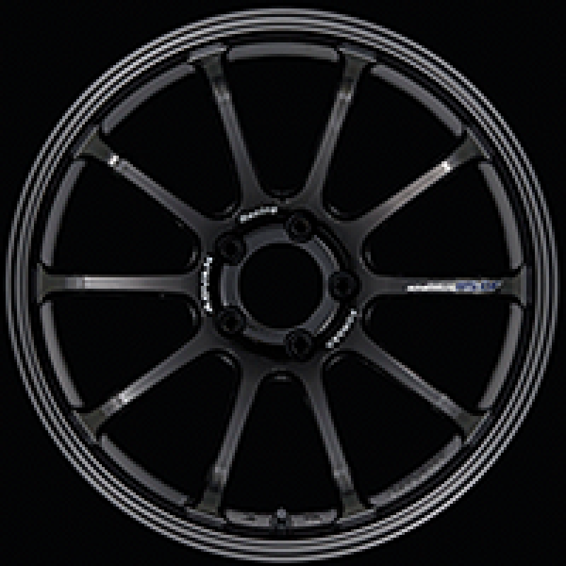 Advan RS-DF Progressive 18x10.5 +24 5-114.3 Racing Titanium Black Wheel - Advan - YAS8L24ETB