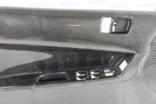Load image into Gallery viewer, Carbon fiber front door panels for 2008-2015 Mitsubishi Lancer EVO X - Seibon Carbon - DP0809MITEVOX-F