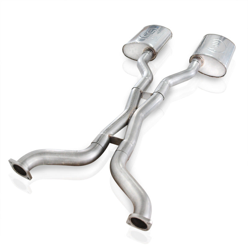Stainless Works Turbo S-Tube Mufflers W/O Tails Factory & Performance Connect 2003 Ford Crown Victoria - Stainless Works - CRVIC03CBNTL