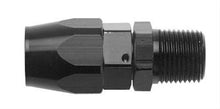 Load image into Gallery viewer, Fragola -6AN Straight Hose End x 1/4 NPT - Black - Fragola - 190106-BL