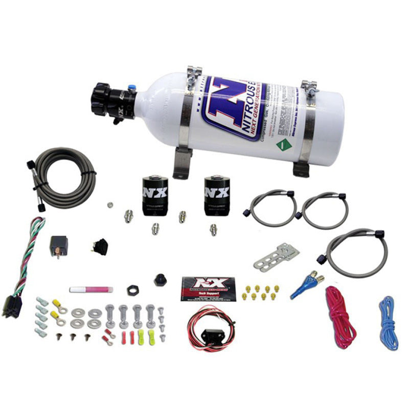 UNIVERSAL FLY BY WIRE SINGLE NOZZLE SYSTEM; 5LB Bottle  INCLUDES TPS SWITCH. - Nitrous Express - 20919-05