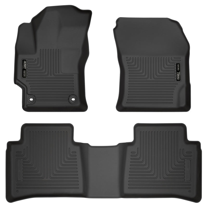 Weatherbeater - Front & 2nd Seat Floor Liners 2020-2023 Toyota Corolla - Husky Liners - 95751