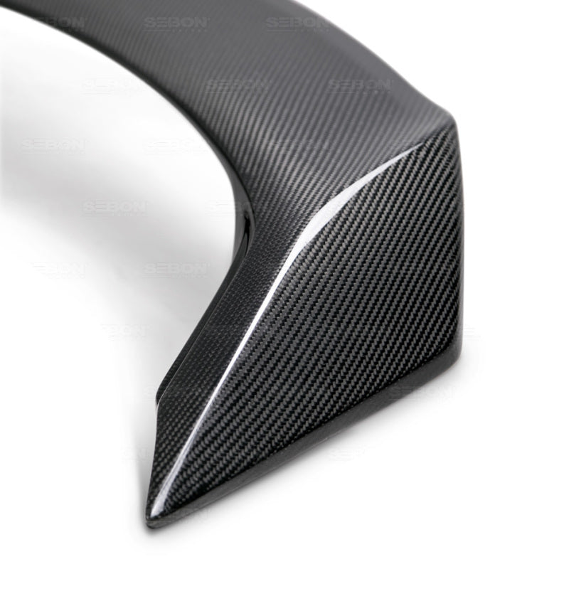SI-style carbon fiber rear spoiler for 2012-2015 Honda Civic 2DR - Seibon Carbon - RS14HDCV2D-SI