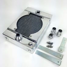 Load image into Gallery viewer, The KING Cooler - Ultimate Drag Race Radiator w/ SPAL Fan &amp; Mounting Kit - CSF - 7065